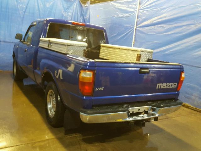 4F4YR46U04TM10027 - 2004 MAZDA B3000 CAB BLUE photo 3