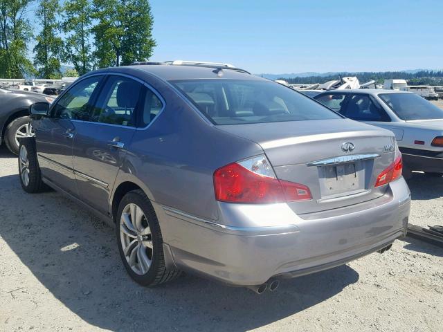 JNKBY01F18M550377 - 2008 INFINITI M45 GRAY photo 3