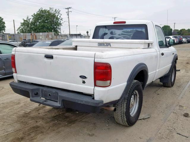 1FTYR11V7YPA98536 - 2000 FORD RANGER WHITE photo 4