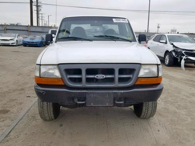 1FTYR11V7YPA98536 - 2000 FORD RANGER WHITE photo 9