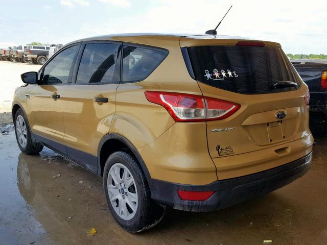 1FMCU0F70EUC07408 - 2014 FORD ESCAPE S GOLD photo 3