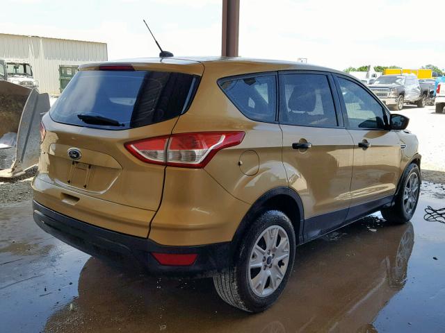 1FMCU0F70EUC07408 - 2014 FORD ESCAPE S GOLD photo 4