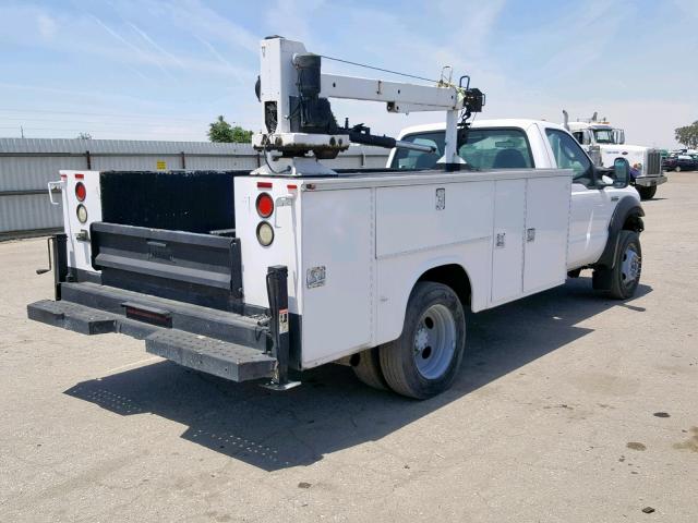 1FDAF56P86EB42334 - 2006 FORD F550 SUPER WHITE photo 4