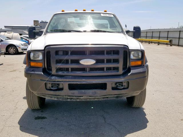 1FDAF56P86EB42334 - 2006 FORD F550 SUPER WHITE photo 9