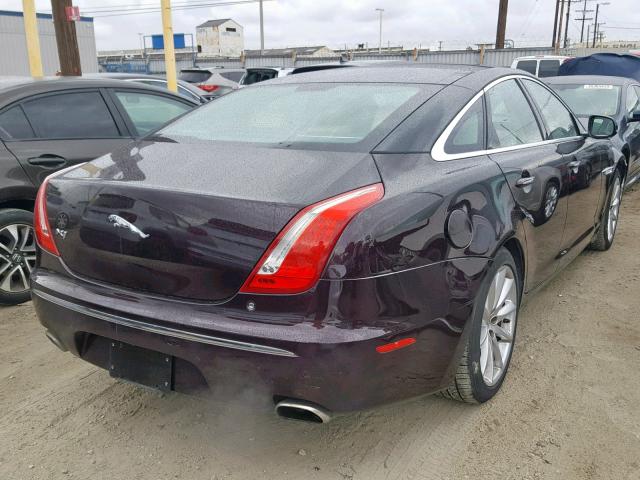 SAJWA1CB5BLV05688 - 2011 JAGUAR XJ BASE PURPLE photo 4