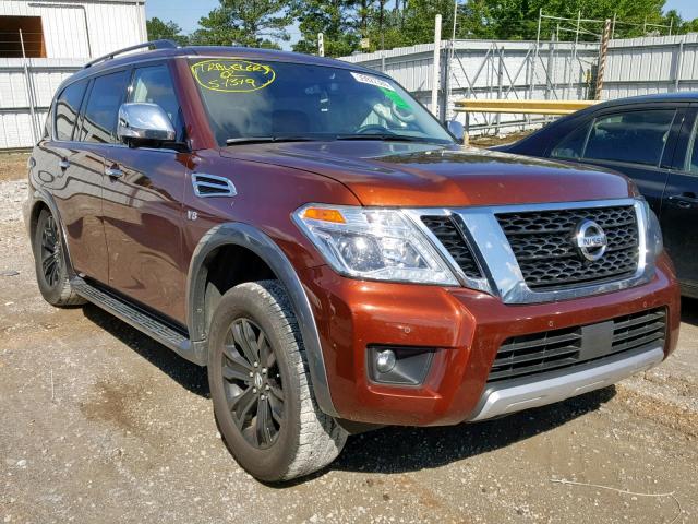 JN8AY2NC8J9550835 - 2018 NISSAN ARMADA SV MAROON photo 1