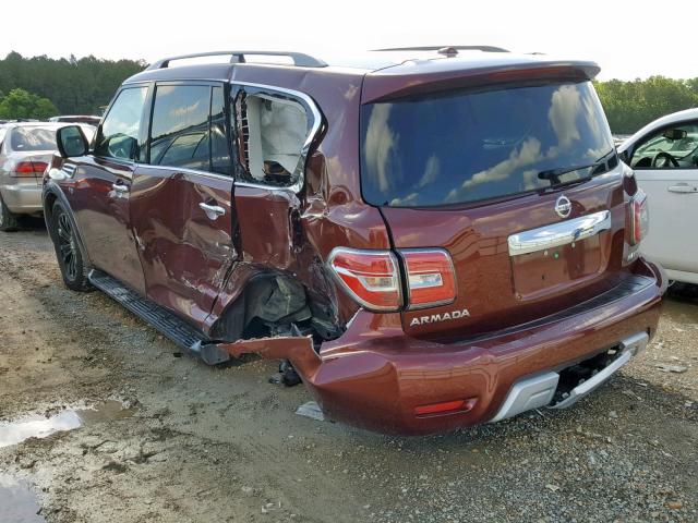 JN8AY2NC8J9550835 - 2018 NISSAN ARMADA SV MAROON photo 3