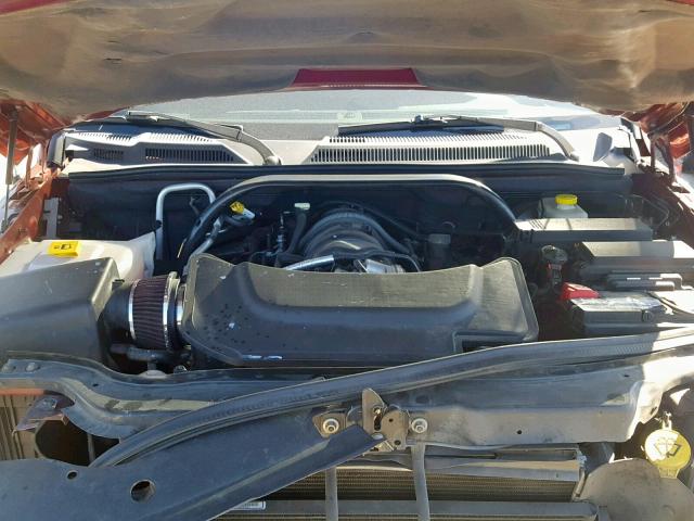 1J8HG68207C586806 - 2007 JEEP COMMANDER RED photo 7