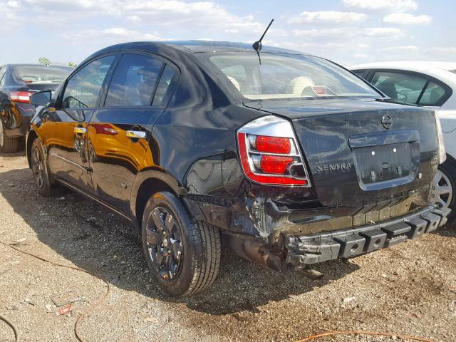 3N1AB61E67L667716 - 2007 NISSAN SENTRA 2.0 BLACK photo 3