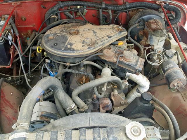 1J4FJ58L9KL500995 - 1989 JEEP CHEROKEE L RED photo 7