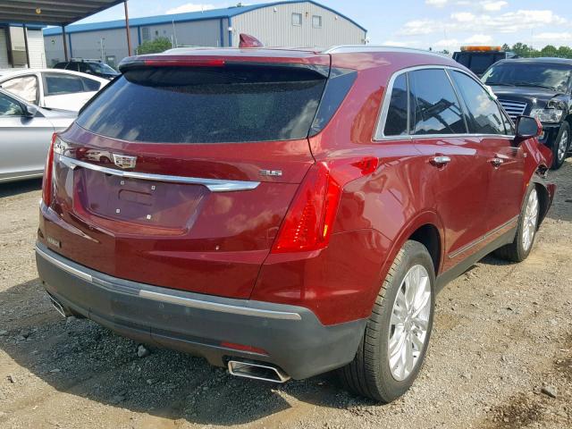 1GYKNERS7JZ117836 - 2018 CADILLAC XT5 PREMIU MAROON photo 4