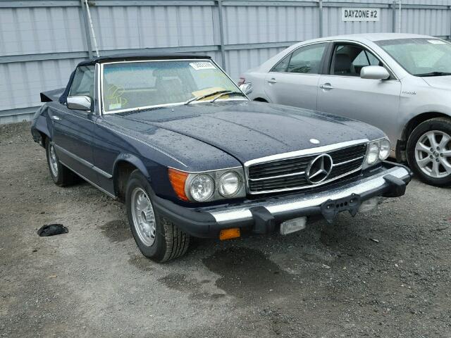 WDBBA45A1BB007379 - 1981 MERCEDES-BENZ 380SL BLUE photo 1