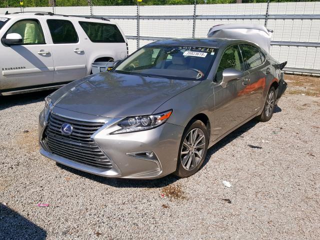 JTHBW1GG6H2148331 - 2017 LEXUS ES 300H SILVER photo 2