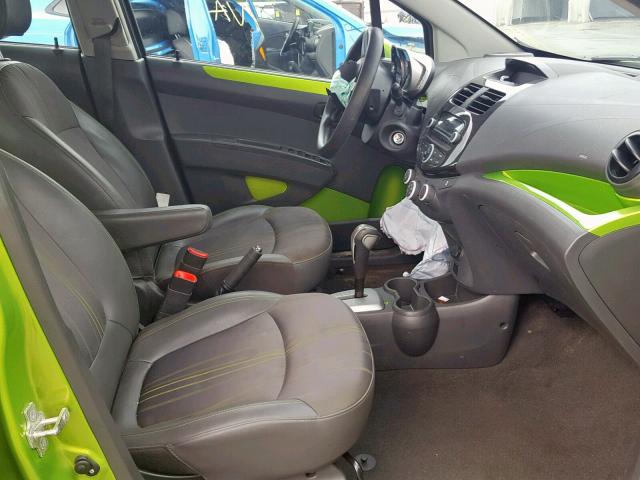 KL8CB6S93EC529401 - 2014 CHEVROLET SPARK LS GREEN photo 5