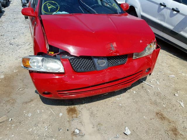 3N1CB51D26L472835 - 2006 NISSAN SENTRA 1.8 RED photo 9