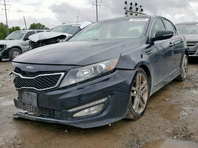 5XXGR4A64DG096539 - 2013 KIA OPTIMA SX BLACK photo 2