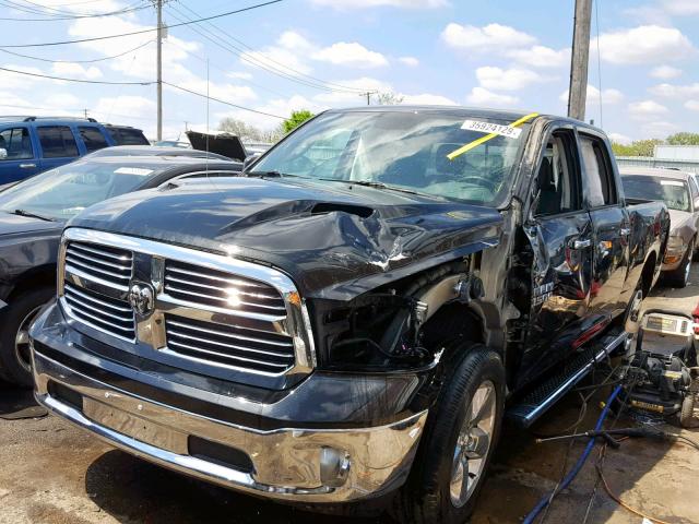 1C6RR7TT2FS788991 - 2015 RAM 1500 SLT BLUE photo 2