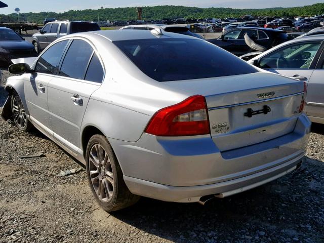 YV1AH992081050967 - 2008 VOLVO S80 T6 TUR SILVER photo 3