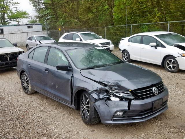 3VWD17AJ6GM259370 - 2016 VOLKSWAGEN JETTA SPOR GRAY photo 1