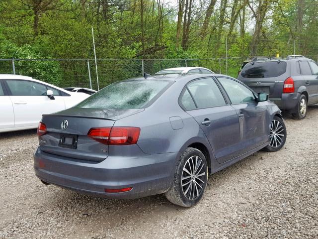 3VWD17AJ6GM259370 - 2016 VOLKSWAGEN JETTA SPOR GRAY photo 4