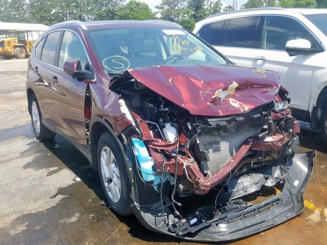 2HKRM3H76GH562335 - 2016 HONDA CR-V EXL BURGUNDY photo 1