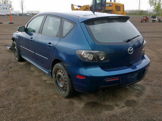 JM1BK343571773981 - 2007 MAZDA 3 HATCHBAC BLUE photo 3