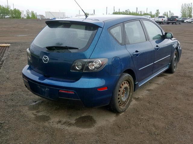 JM1BK343571773981 - 2007 MAZDA 3 HATCHBAC BLUE photo 4