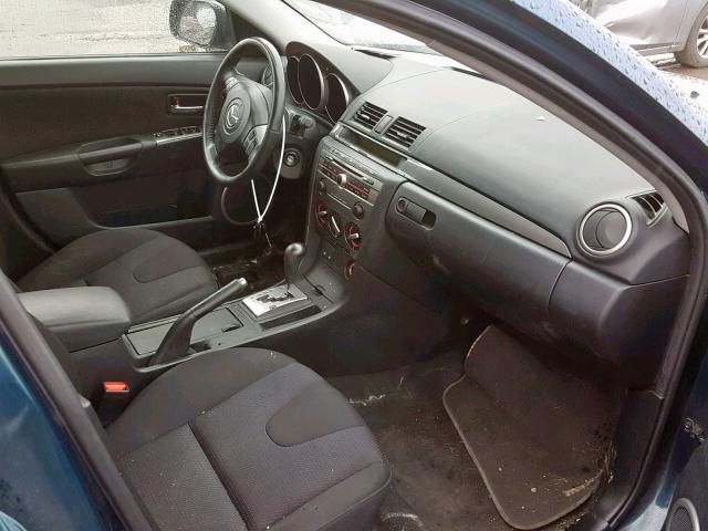 JM1BK343571773981 - 2007 MAZDA 3 HATCHBAC BLUE photo 5