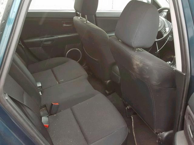 JM1BK343571773981 - 2007 MAZDA 3 HATCHBAC BLUE photo 6