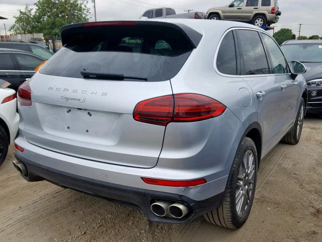 WP1AB2A2XHLA51668 - 2017 PORSCHE CAYENNE S SILVER photo 4