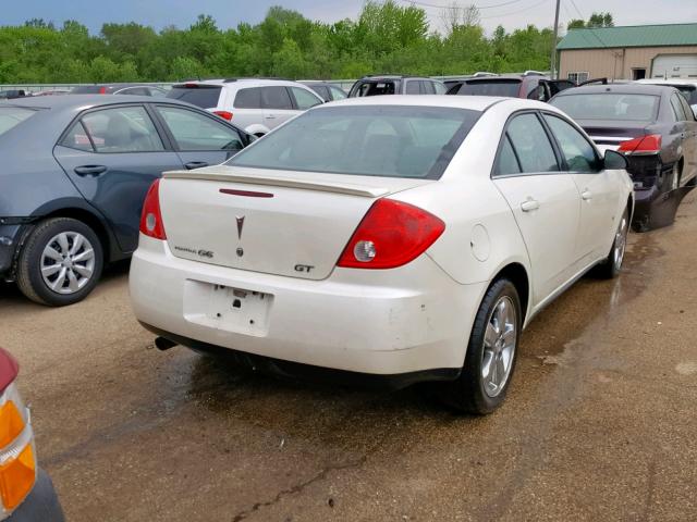 1G2ZH57N794190646 - 2009 PONTIAC G6 GT WHITE photo 4