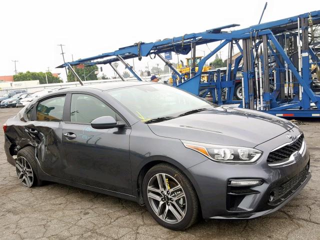 3KPF34AD1KE047431 - 2019 KIA FORTE GT L GRAY photo 1