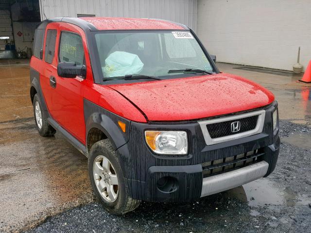 5J6YH28635L022042 - 2005 HONDA ELEMENT EX RED photo 1