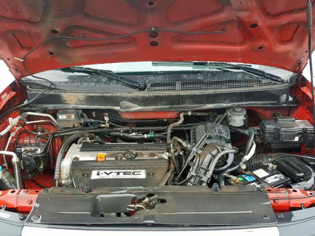 5J6YH28635L022042 - 2005 HONDA ELEMENT EX RED photo 7