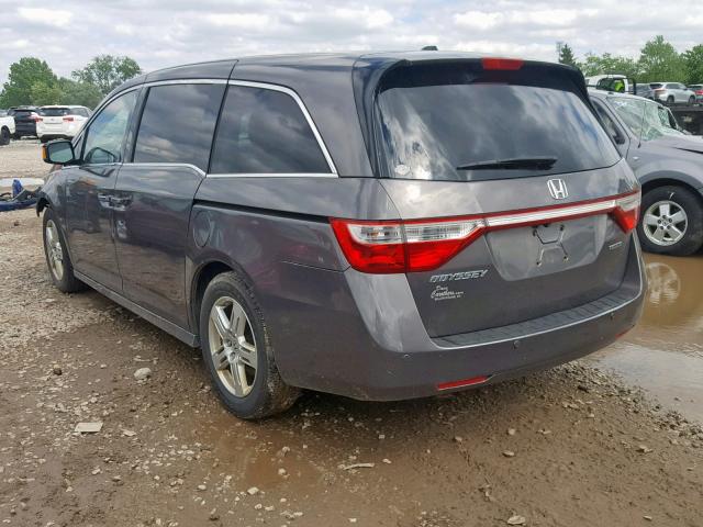 5FNRL5H95BB025026 - 2011 HONDA ODYSSEY TO GRAY photo 3