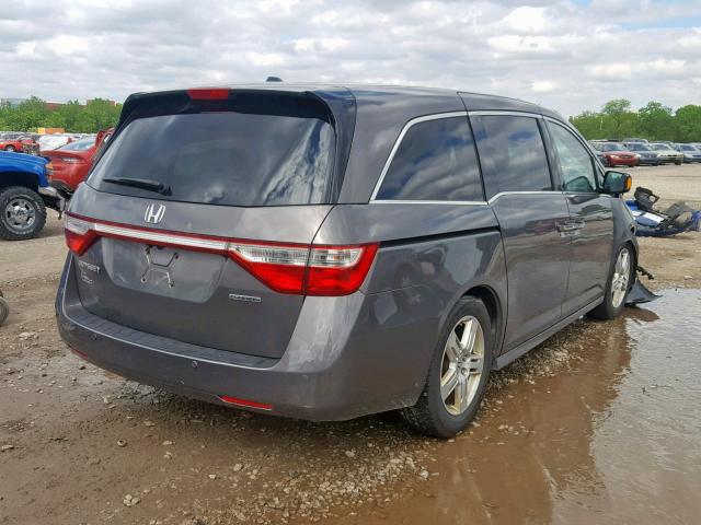 5FNRL5H95BB025026 - 2011 HONDA ODYSSEY TO GRAY photo 4