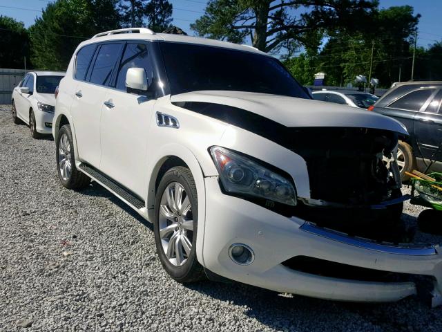 JN8AZ2NF9B9000200 - 2011 INFINITI QX56 WHITE photo 1