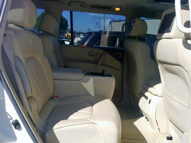 JN8AZ2NF9B9000200 - 2011 INFINITI QX56 WHITE photo 6