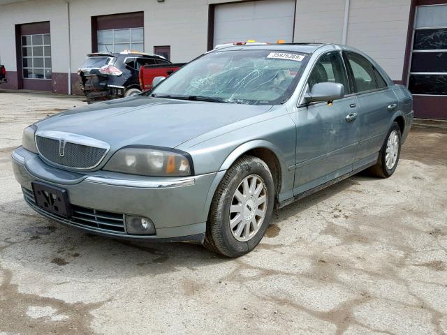 1LNHM86S94Y654609 - 2004 LINCOLN LS GREEN photo 2