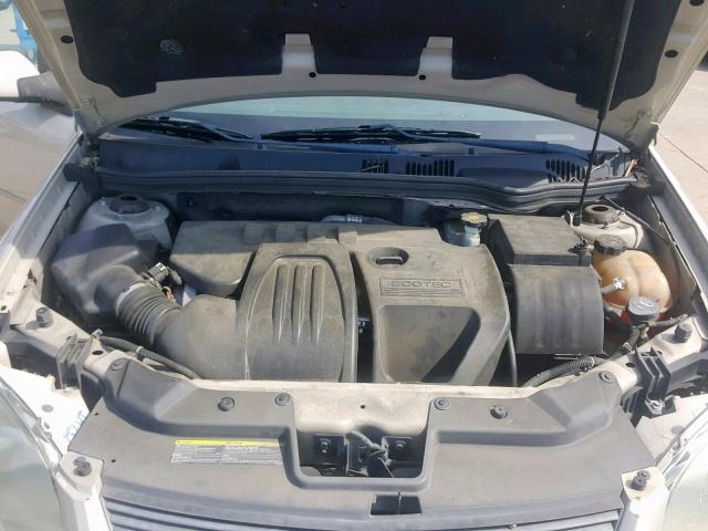 1G1AT58H097262388 - 2009 CHEVROLET COBALT LT TAN photo 7