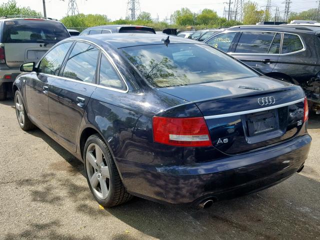 WAUDH74F68N179559 - 2008 AUDI A6 3.2 QUA BLUE photo 3