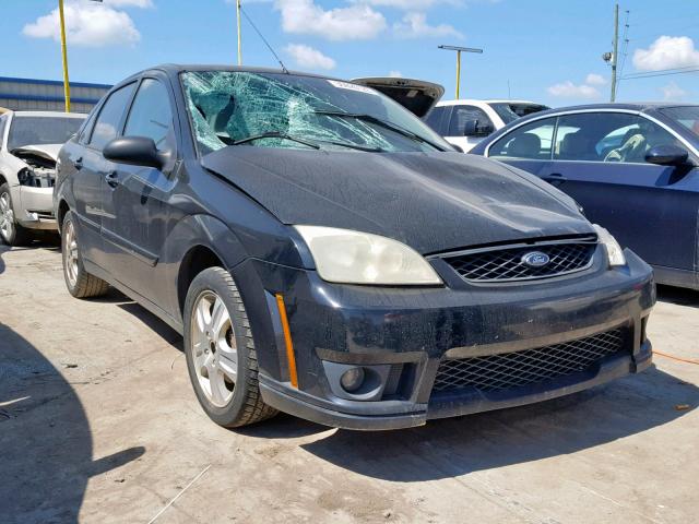 1FAHP38Z16W239765 - 2006 FORD FOCUS ZX4 BLACK photo 1