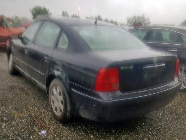 WVWMA23B9YE372975 - 2000 VOLKSWAGEN PASSAT GLS BLACK photo 3