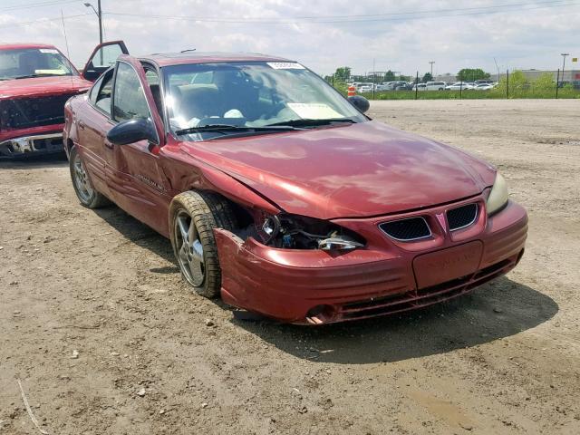 1G2NF52F52C174719 - 2002 PONTIAC GRAND AM S BURGUNDY photo 1