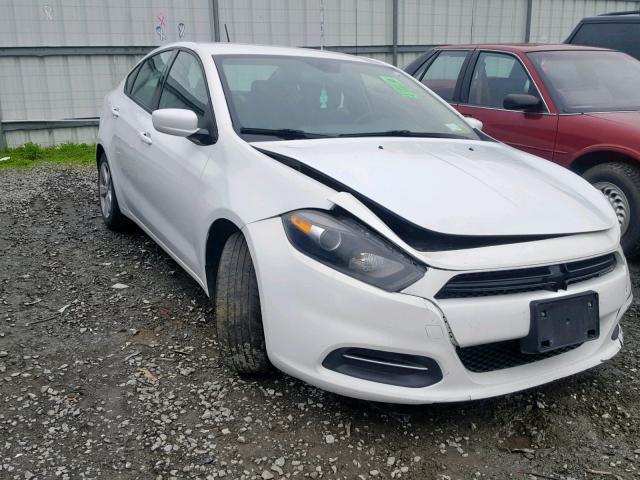 1C3CDFBB5FD181007 - 2015 DODGE DART SXT WHITE photo 1