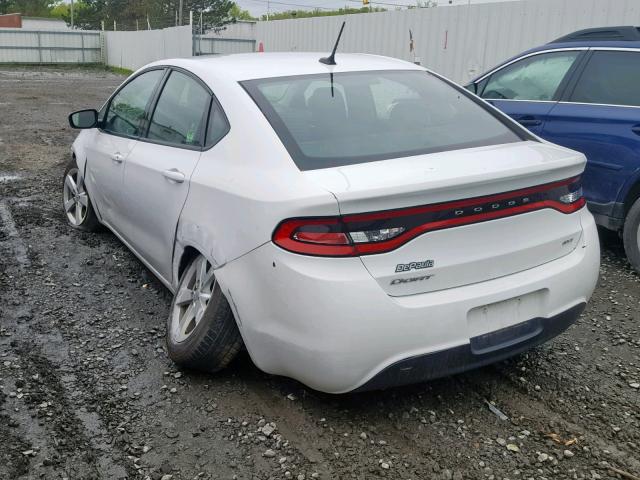 1C3CDFBB5FD181007 - 2015 DODGE DART SXT WHITE photo 3