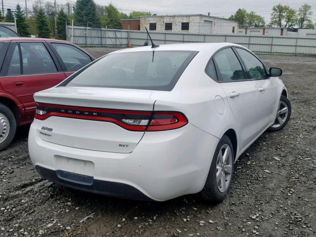 1C3CDFBB5FD181007 - 2015 DODGE DART SXT WHITE photo 4