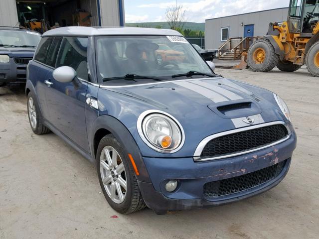 WMWMM33599TP74769 - 2009 MINI COOPER S C BLUE photo 1