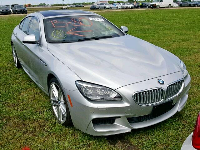 WBA6B2C59DD128255 - 2013 BMW 650 I SILVER photo 1