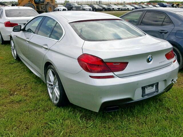 WBA6B2C59DD128255 - 2013 BMW 650 I SILVER photo 3